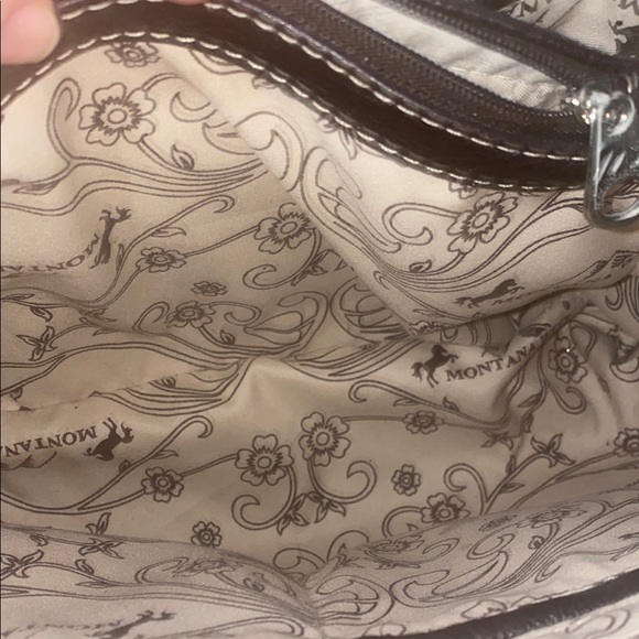 Montana West Brown Studded Shoulder Bag - Picture 7 of 11